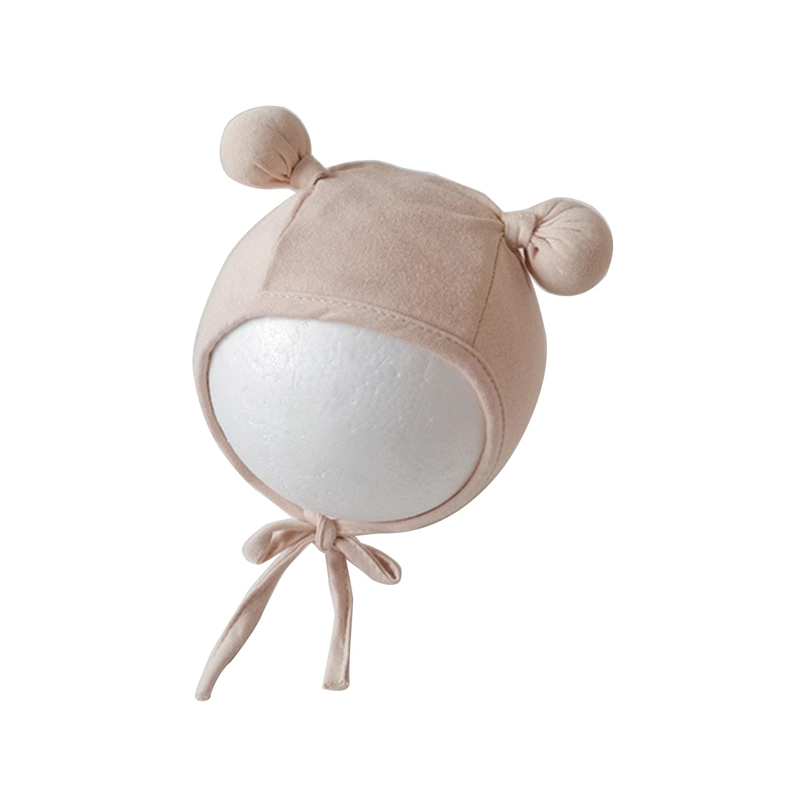 TOPFROP Lovely Baby Hat Double Tie up Ear Protections Caps Fashionable Bonnet Hats with Chin Belt