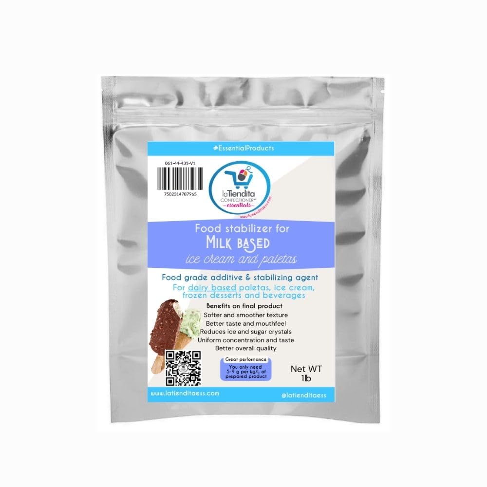 Milk based ice cream and ice pop stabilizer LA TIENDITA ESSENTIALS (1 lb)