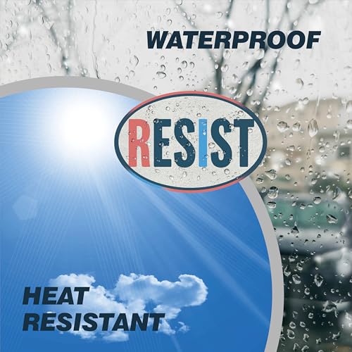 Image of Resist Car Magnet - Anti Political Protest Car Magnets Auto Truck Fridge Magnetic Decal Bumper Magnet（Elliptical）