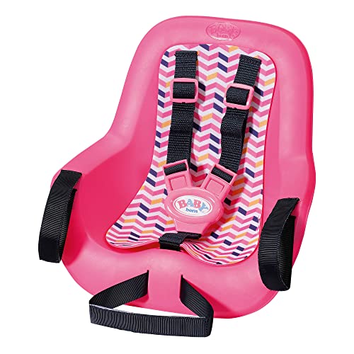 BABY Born Fahrradsitz - Puppenfahrradsitz für 36cm & 43cm große Puppen - Mit Klettsystem & 3-Punkt-Gurt - Hochwertiges Puppenzubehör - Geeignet für Kinder ab 3 Jahren