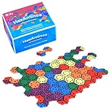 HexAminos The Infinite Puzzle – Fun Family Board Games for Adults & Teens Alike, Travel & Strategy Puzzle Game for Family Game Night, Educational Board Games with 450 Nonillion Combinations