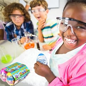 Be Amazing! Toys Egg-Cellent Experiment - 6 Pack Science Experiments for Children- Egg-Shaped Activity Kit for Boys and Girls - Easter Party Favor or Basket Stuffer - STEM for Kids 8+ Be Amazing Toys Egg Cellent Experiment 6 Pack Science Experiments for Children Egg Shaped Activity Kit for Boys and Girls Easter Party Favor or Basket Stuffer STEM for Kids 8