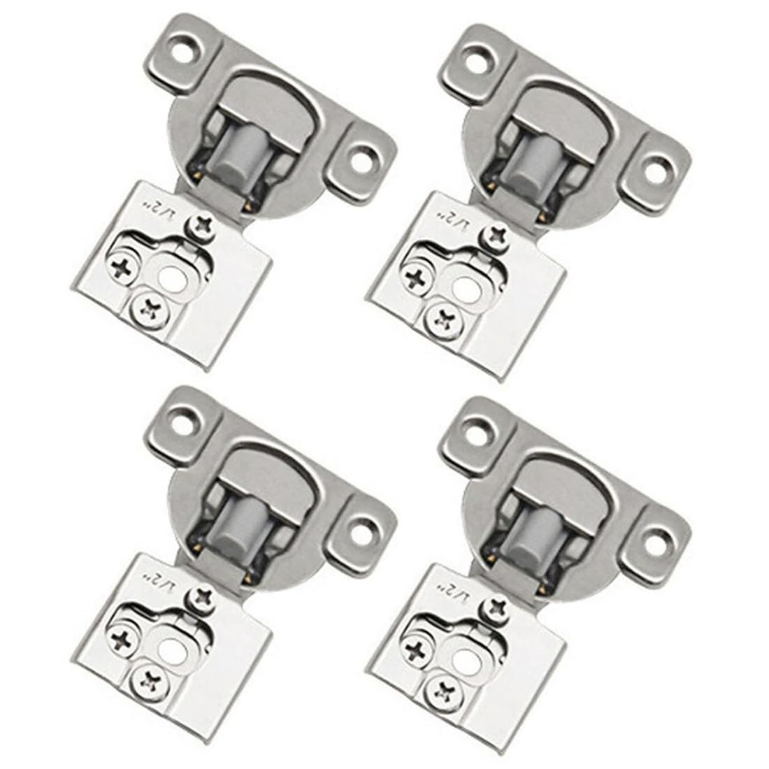 Jnchdghwa As Shown Cabinet Door Hinge Self-Slow Close Soft-Closing Overlay Door Damper Concealed Face Frame Hinges