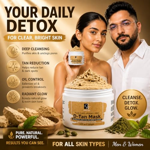 Image of Pure Earth Multani Mitti Powder 100g Pack of 2| Pure Fuller's Earth for Acne Treatment, Nourishing Glow, and Soothing Smoothness