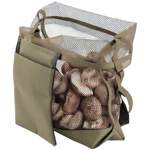Bolsa de recolección de hongos transpirable de malla con correa regulable 5