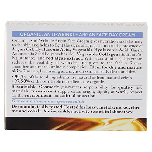 I Provenzali Argan Crema Viso Antirughe Biologica