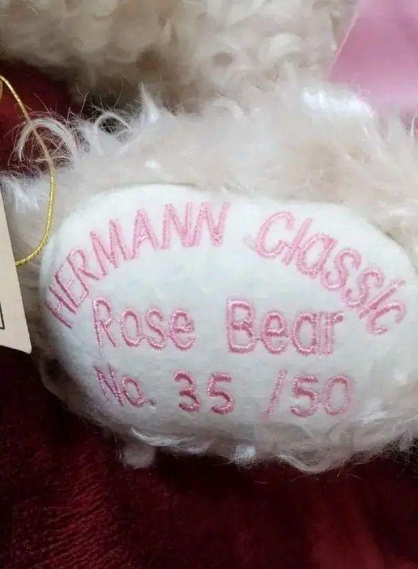 テディベア　HERMAN クラッシック　ローズベア Amazon.co.jp: HERMANN Classic Rose Bear ハーマン社テディベア