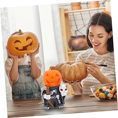 Citrouille Halloween lot de 5 pour une déco automnale réussie - 5