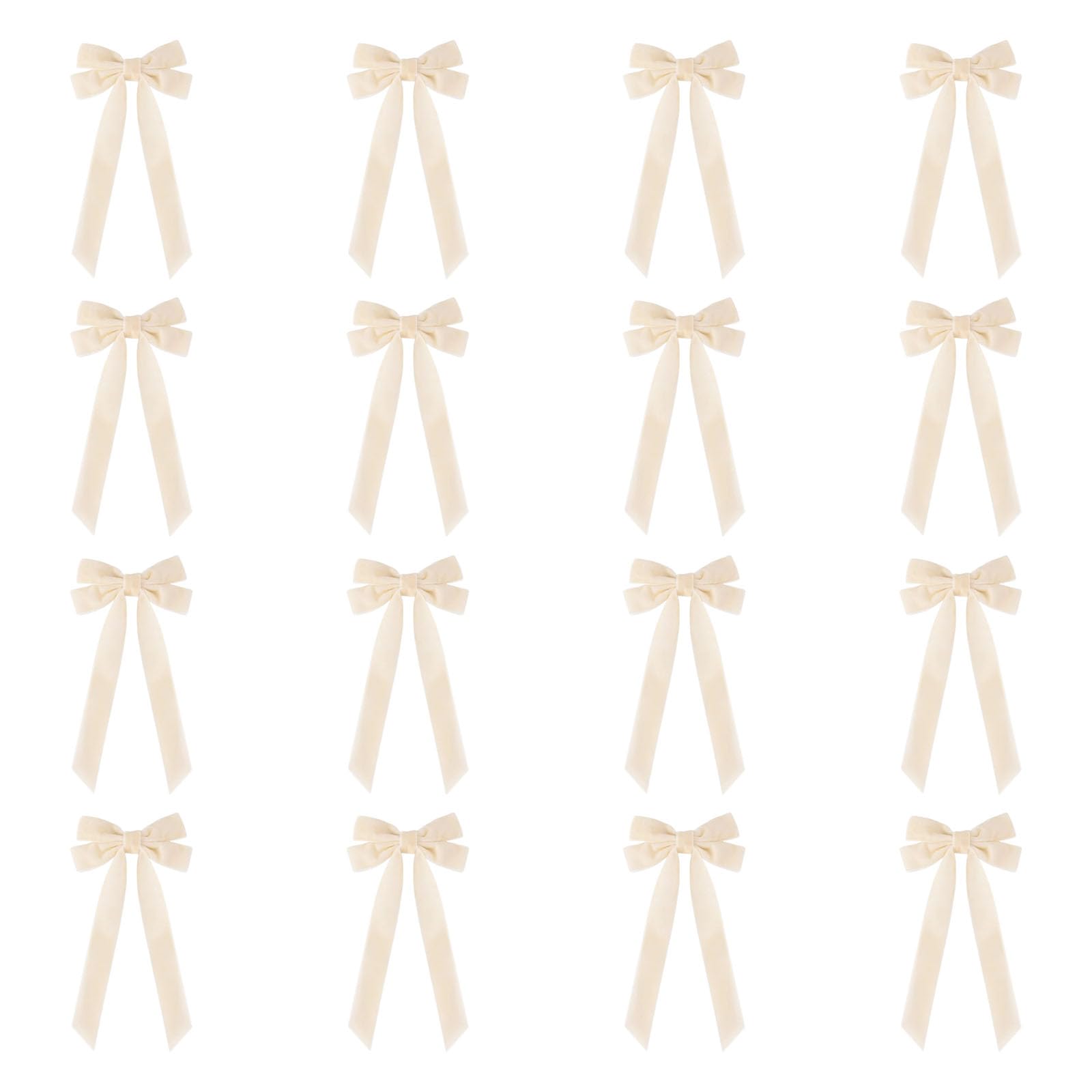 Carotoe Ow Velvets Christmas Decoration Bows Hanging Pendant Bowknot Ornament Gift Embellishment Accessories Decorative Accent Velvets Bows Ornament Christmas Decorations