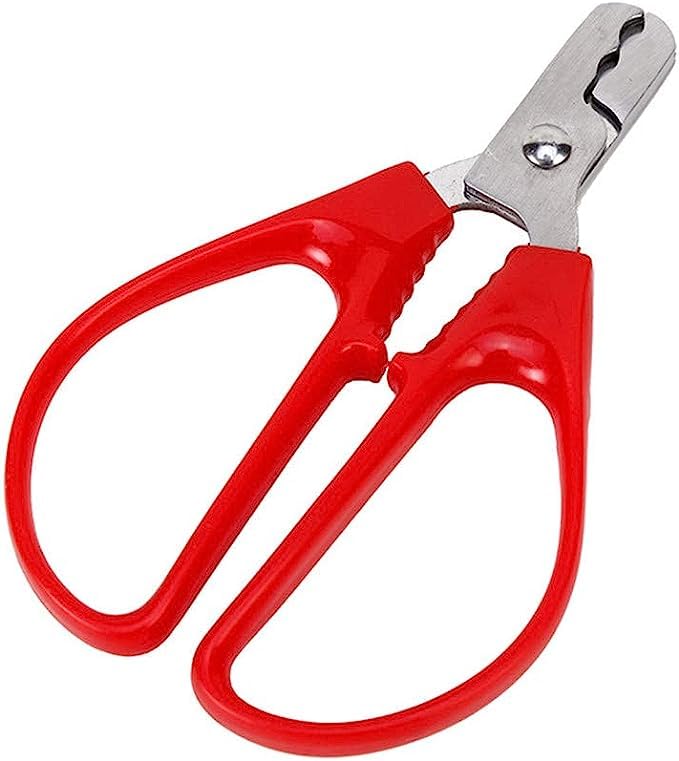 Red Nut Shell Cracker Peeling The Shell Artifact Stainless Steel Seed Pistachio Sheller Opener Peeling Pliers Protect Teeth Convenience
