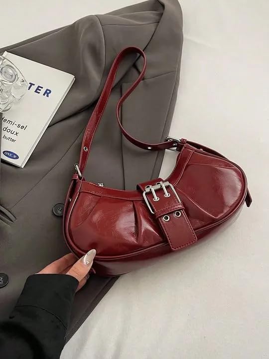 Image of HaveGlam Chunnt Ielit Stylish Leather-Finish Shoulder Bag Stylish Slingbag for Party, Travel & Shopping, Zip Closure Compact Purse Lightweight Handbag for Ladies & Girls