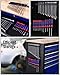 WORKPRO 2-Pack Magnetic Screwdriver Organizer and Wrench Organizer Set, Aluminum Rail Magnetic Tool Organizers, Tool Holder, Tool Box Organizers, 24-Slot Screwdriver & Wrench Holder (Tools Excluded)