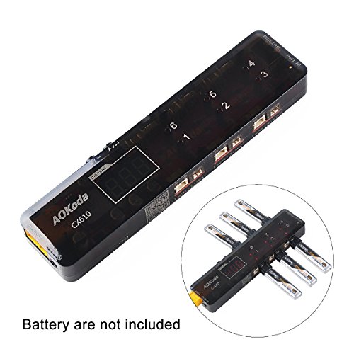 FancyWhoop CX610 6 Channel 1S LiPo Battery Charger...