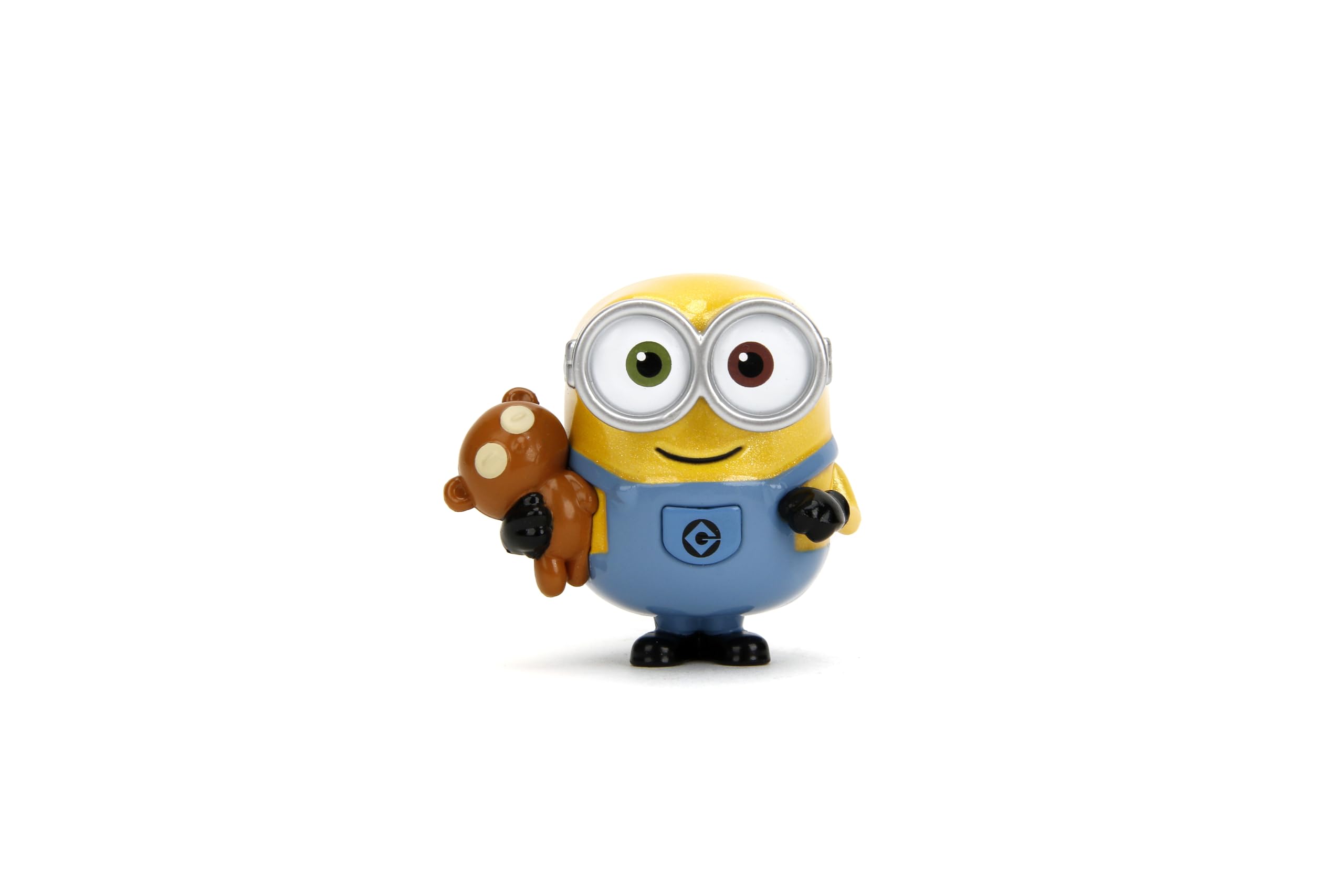 Jada Despicable Me Minions Metalfigs - Paquete de 4 Figuras coleccionables de Metal de 2.5 Pulgadas, Stuart, Kevin, Otto, Bob