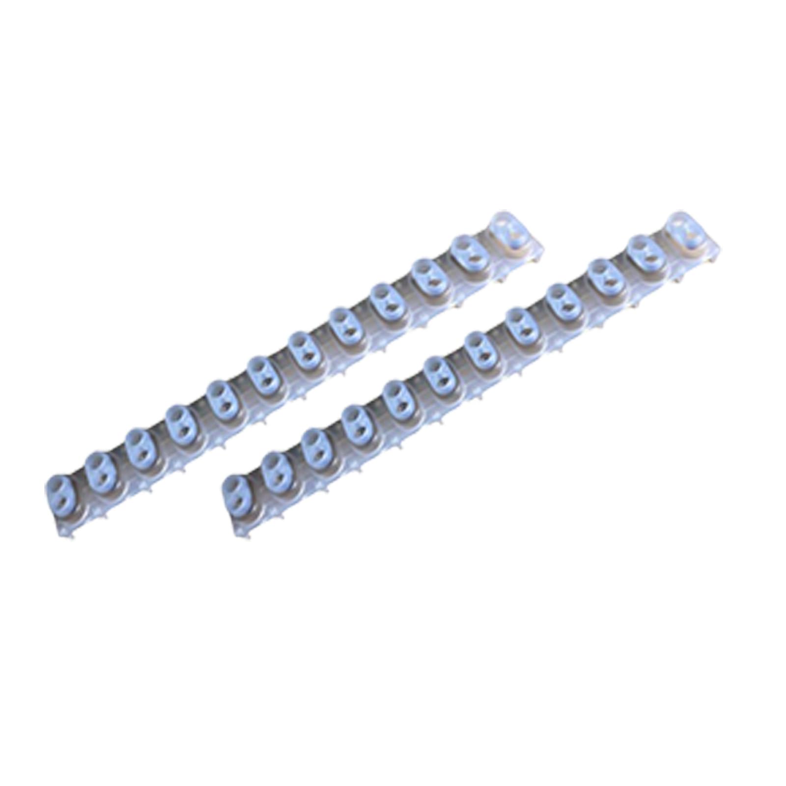 Contatti Strisce in gomma Pulsante in silicone Gomma conduttiva resistente alla temperatura per la manutenzione strumenti elettronici Parte conduttiva in silicone