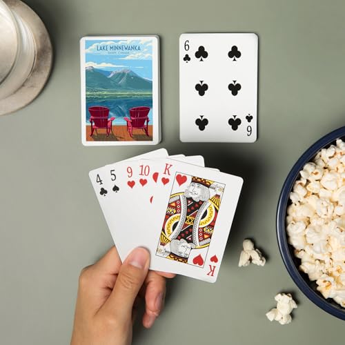 Baraja Poker Lake Minnewanka 52 Cartas para Adultos miniatura 2