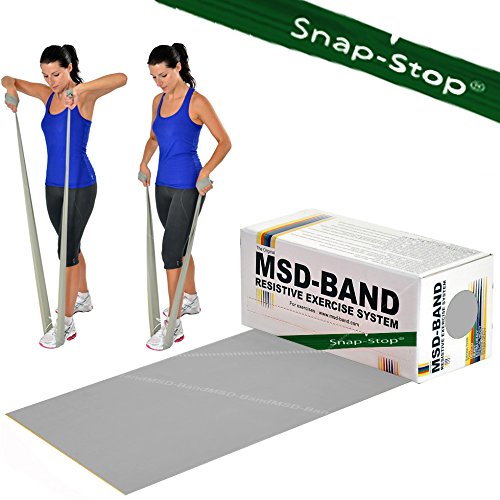MSD banda plata 5,5 mt Super Forte banda elástica Entrenamiento músculos atleta