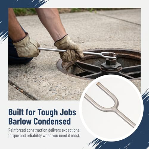 Llave para válvulas con mango en T y herramienta extensora de acero 3