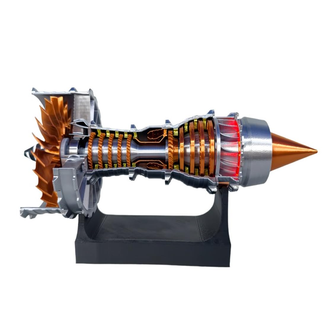 TRENT 900 - Modellino di aereo turbofan simulato