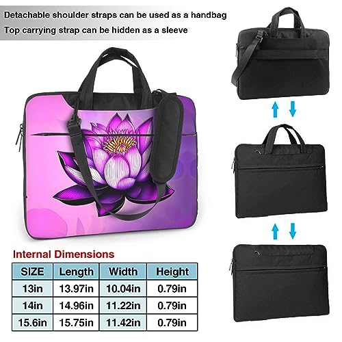 Sacoche pour ordinateur portable HYTTER en édition lotus violet chic - 4