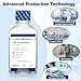 CryoKing 0.9% Normal Saline Solution, 0.1μm Filtration Sterilized Sodium Chloride Solution, Ready-to-Use Buffer for Lab Research Only, 500ml/Bottle (500ml Total)