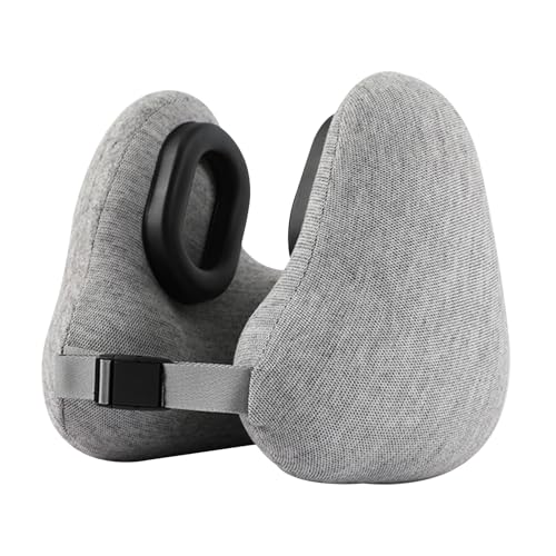 Mxshc Almohada de Viaje - Almohadas De Viaje En Forma U Diseñadas para Aviones - Cojín Ergonómico Transpirable con Espuma Viscoelástica Ligero y Cómodo para Vuelos Coche Camping Silla