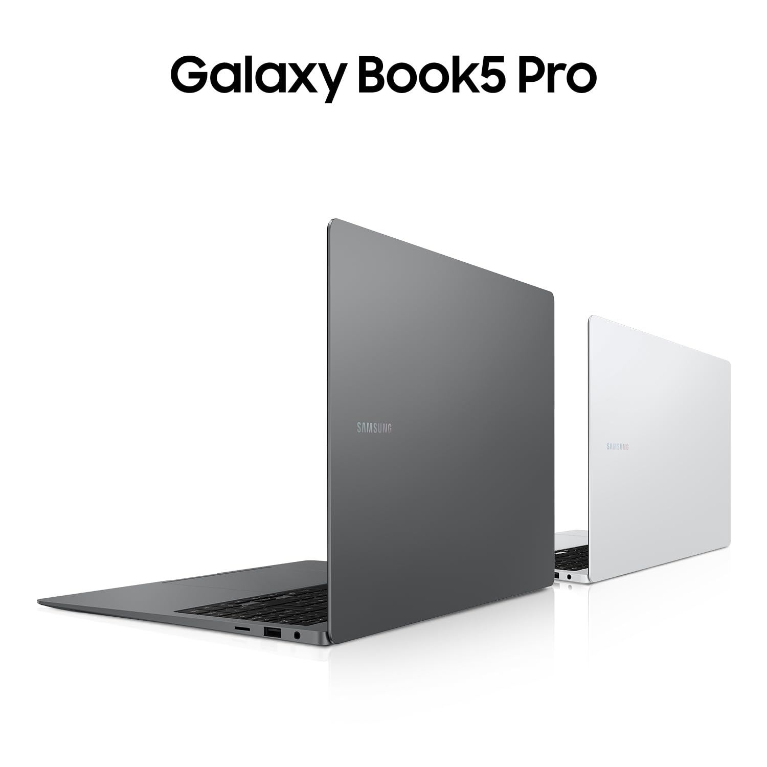 Samsung Galaxy Book5 Pro AI-Laptop, 16-Zoll-Display, AI-Notebook mit Intel Core Ultra 5 Prozessor, 16 GB RAM, 512 GB Speicher, Copilot+ PC, Moonstone Gray, 3 Jahre Herstellergarantie