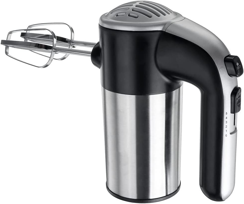 DULASP 5 Speed Electric Hand Mixer Whisk Egg Beater Cake Baking Home Handheld Small Automatic
