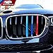 Goodream Tricolored Grille Insert Trims Compatible with F25 X3 2011-2017 or F26 X4 2014-2017 Accessories for w/Standard Kidney Grille (7 Beams)