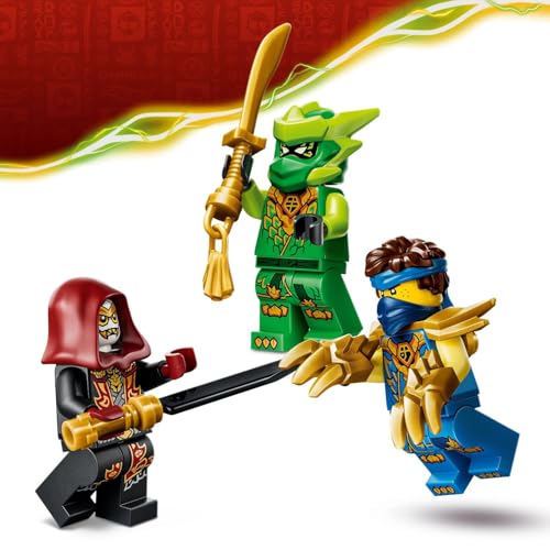 Image of LEGO NINJAGO Lloyd's Dragon Mech Battle Pack - Action Figure Playset with 3 Minifigures - 71862