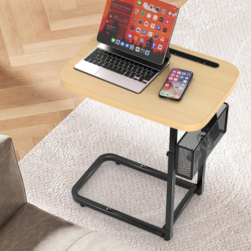 50% Off Fashion TV Tray Table with Storage Baskets - Image 2