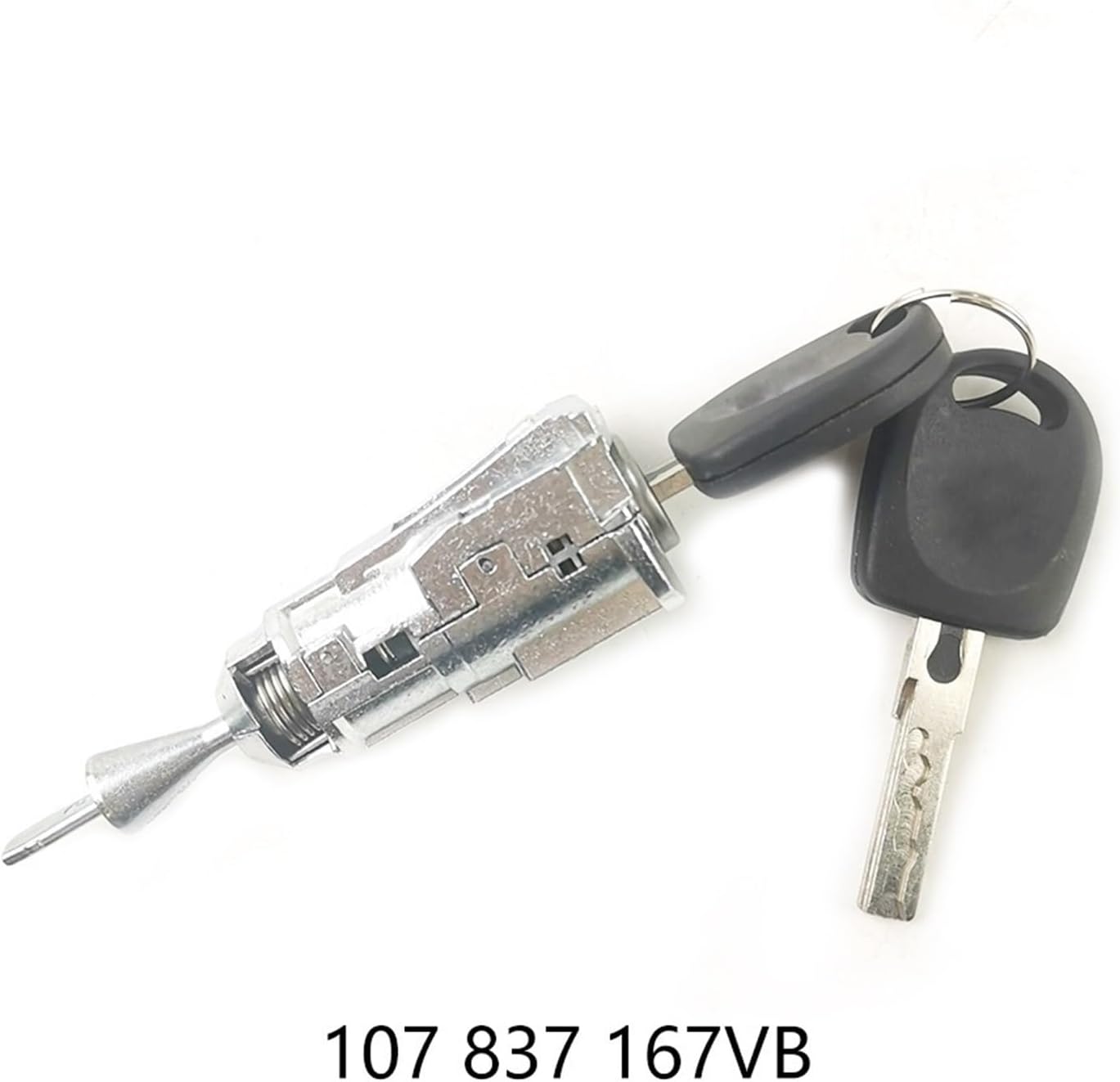 Left Door Lock Cylinder Door Lock Core With Key And Case 107837167VB Compatible With Tiguan