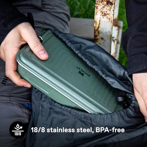 STANLEY 1913 Useful Classic Box 1.2L - Spülmaschinenfest - Lunchbox aus Edelstahl - Stapelbare Sandwich-Box - BPA-Frei - Sicherer… – Ansicht 4