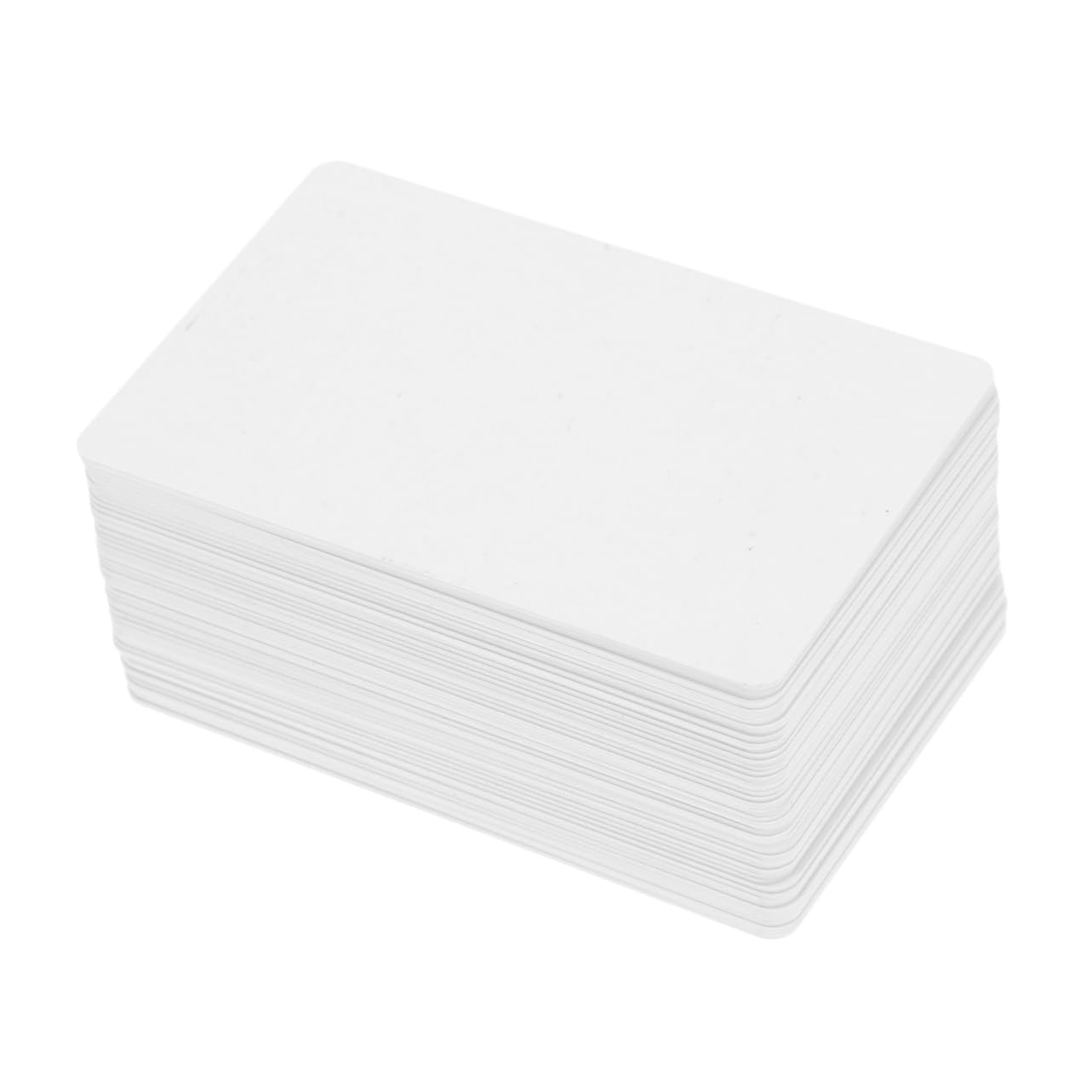 Carte Pvc Bianche Stampabili 100 Pezzi per Stampa Fronte Retro