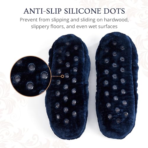 Triodream 80008 Velvet Plush Memory Foam Warm Slipper Socks thumb #1