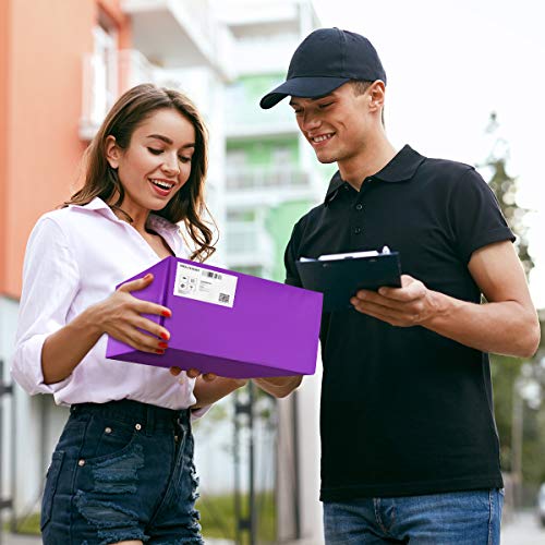 Image of UCGOU Poly Mailers 12x15.5 Inch Purple 100 Pack Medium Shipping Bags #5 Strong Thick Mailing Envelopes Self Sealing Adhesive Waterproof and Tear Proof Boutique Packaging Postal for Clothing