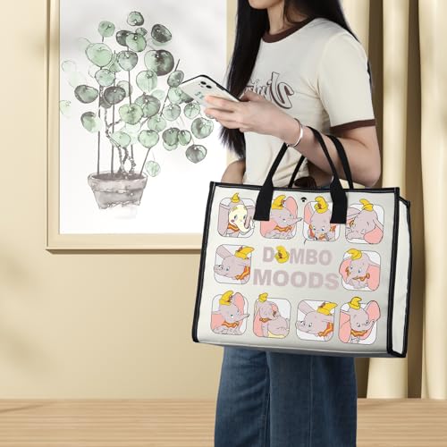 Bolsa Tote Dumbo Elephant Cartoon Inspirada miniatura 3