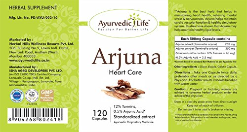 Image of Arjuna 120 capsules - Pack of 4