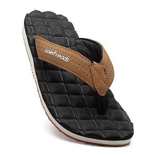 Image of SOLETHREADS RECLINER | Yoga Flip Flops |Super comfort | Plush | Bounce | Soft | Comfortable | Yoga | Relax | Slippers | Flip Flops for Men