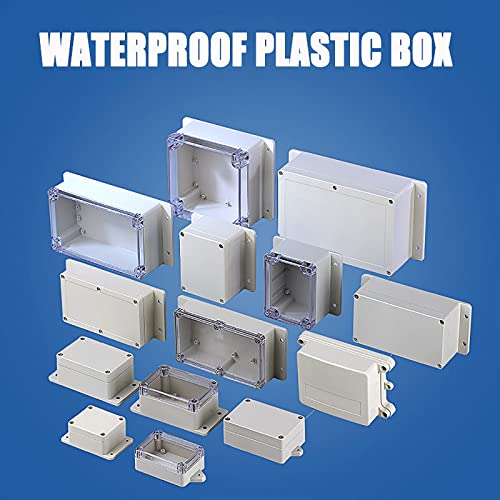 SenRise Abzweigdose Wasserdicht IP65 ABS Elektrisches Projektgehäuse Größe 27 Weiß