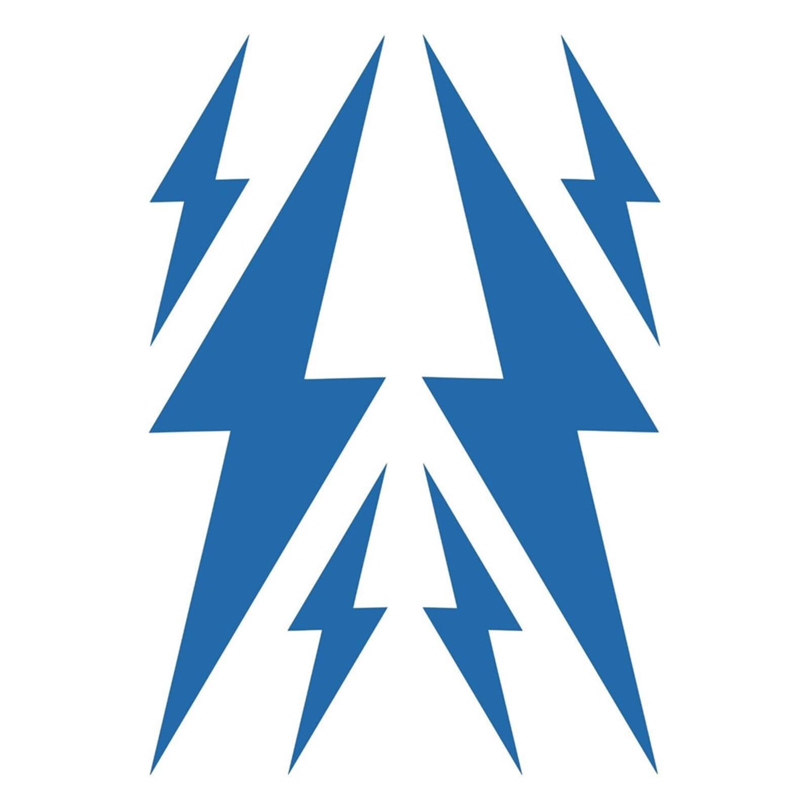 FGLFPXI Lightning Bolt Stickers Graphic Lightning Decal