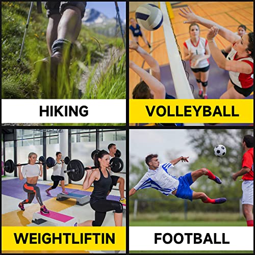 Ckeep White Athletic Tape (4 Pack), 45Ft Per Roll, Easy To Tear And No Residue, Sport Tape For Strains And Sprains, Hypoallergenic And Breathable #TOP5