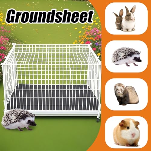 Tapis de cage à lapin lavable et antidérapant pour rongeurs - 3