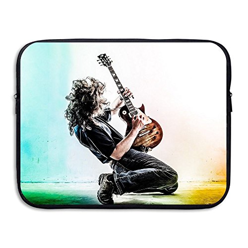 Business Briefcase Sleeve Guitar Playing Laptop Sleeve Case Cover Handbag for 15 Inch MacBook Pro/MacBook Air/Asus/Dell/Lenovo/Hp/Samsung/Sony/Women & Men