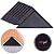 Rug Grippers for Hardwood Floors, ZC GEL Anti Slip Rug Grippers with Non Curling Washable and Reusable Non-Trace Removable Eco-Friendly Carpet Gripper for Tile Floors, Carpets, Floor Mats, Black 8 pcs