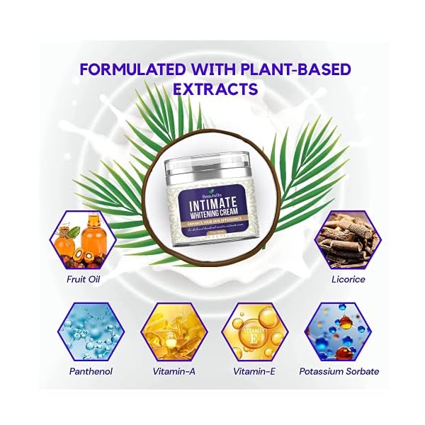 Beautzilla Moisturizing Intimate Area Dark Spot Corrector with Instant Results for Knees, Elbows, Underarms, and Thighs