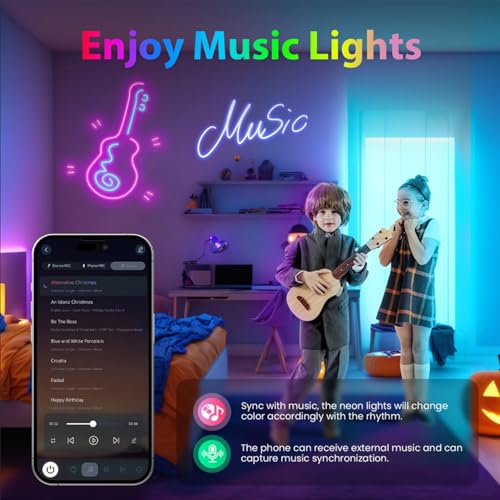 Tira LED RGB Neon 3M IP67 USB 5V con App y Control Remoto miniatura 7