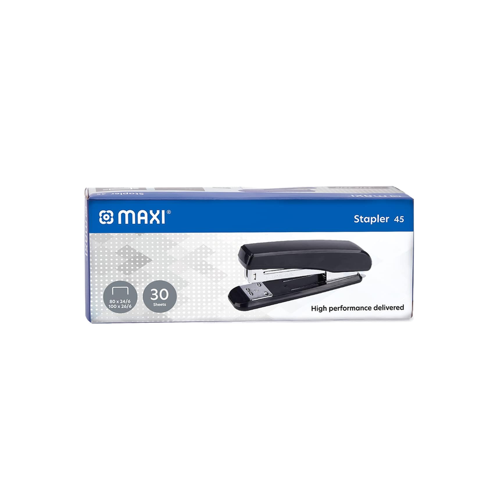 MAXI 45 STAPLER 30 SHEETS BLACK COLOR