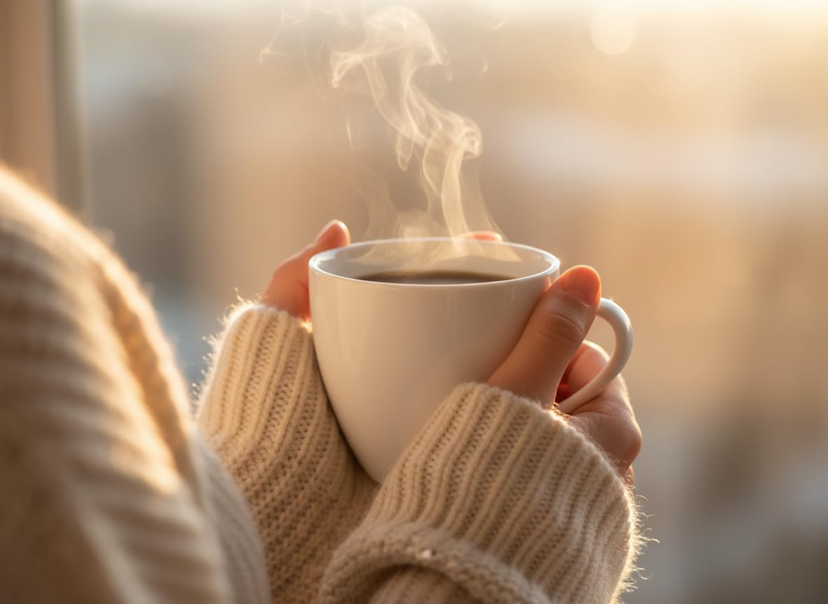 LISSEK 12 Stück Kaffeetassen 200 ml mit Henkel aus Keramik Tassen für Heißgetränke Arbeit Büro 12er Set weißer Henkel weiße Serie