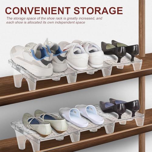 Étagère à chaussures double couche : meuble rangement modulaire entrée gain de place - 4